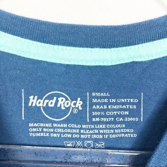 HARD ROCK CAFE | Vienna Graphic Tee Blue Short Sleeve Unisex Size Small - Picture 5 of 7